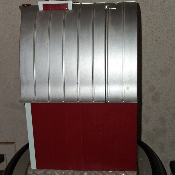 Charming Red Cookie Barn Storage Container 12" Green Acres Barn. Music WORKS - Picture 3 of 5